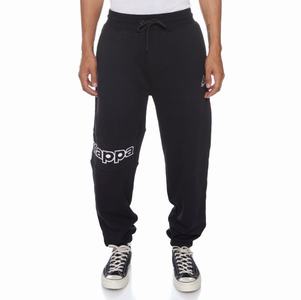 Pantalones Deportivos Kappa Logo Arctplus Negros | 42958-JGWP