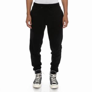 Pantalones Deportivos Kappa Logo Fleece Zanok Negros | 65728-GQMT