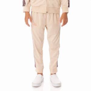 Pantalones Deportivos Kappa Logo Tape Alic 2 Beige | 37802-GWOE