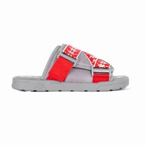 Sandalias Kappa 222 Banda Mitel 1 Grises Rojos Blancos | 19364-ELFY