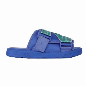 Sandalias Kappa Logo Tape Kalpi Azules Turquesa | 52816-ZILY