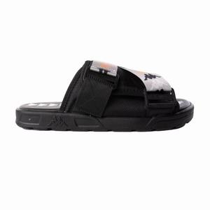 Sandalias de Diapositivas Kappa 222 Banda Mitel 8 Negros Amarillos Claro | 23904-QHLW