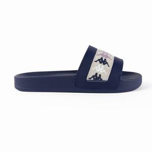 Sandalias de Diapositivas Kappa 222 Banda Adam 18 Azul Marino Lavanda | 43807-NQZP