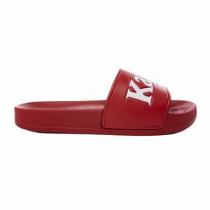 Sandalias de Diapositivas Kappa 222 Banda Adam 9 Rojos Blancos | 85049-EAFU