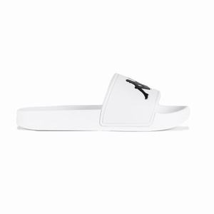 Sandalias de Diapositivas Kappa Authentic Adam 2 Blancos Negros | 71564-TJZH