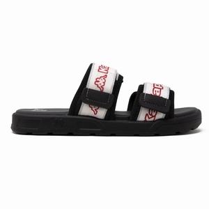 Sandalias de Diapositivas Kappa Logo Kalente Negros | 40298-IVOG