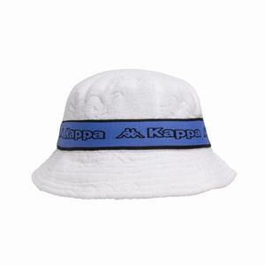 Sombreros De Pescador Kappa Logo Tape Ello Blancos Azules | 36810-EPQX