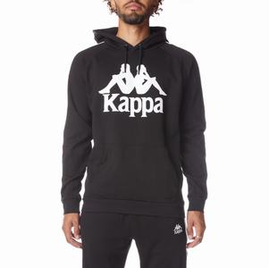 Sudadera Con Capucha Kappa 222 Banda Hurtado 2 Negros | 02567-EPNF