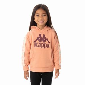 Sudadera Con Capucha Kappa 222 Banda Hurtado 3 Rosas Coral | 03125-LWYQ