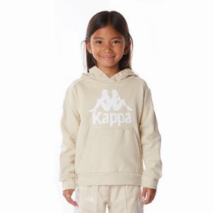 Sudadera Con Capucha Kappa 222 Banda Hurtado 2 Beige | 42057-INYX