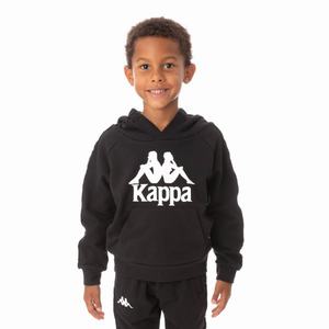 Sudadera Con Capucha Kappa 222 Banda Hurtadon Negros | 71629-WPLX