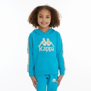 Sudadera Con Capucha Kappa 222 Banda Hurtado 4 Turquesa Claro | 75683-EBYW