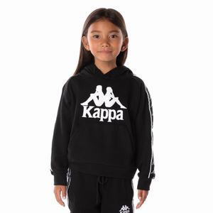 Sudadera Con Capucha Kappa 222 Banda Hurtado 2 Negros | 82105-SCBN