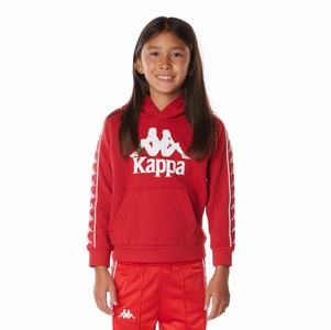 Sudadera Con Capucha Kappa 222 Banda Hurtado 2 Rojos | 89163-KEQH