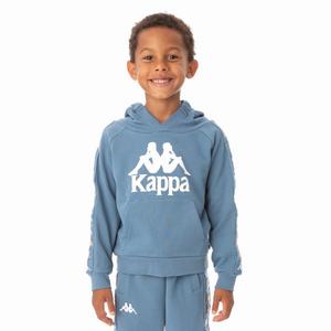 Sudadera Con Capucha Kappa 222 Banda Hurtadon Azules Claro | 90835-TOYZ