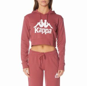 Sudadera Con Capucha Kappa Authentic Ambatobeny Vino | 79035-LPHE