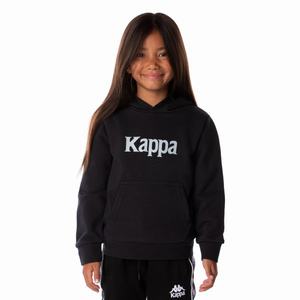 Sudadera Con Capucha Kappa Authentic Haris Negros | 60874-QGWO