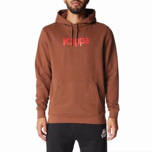 Sudadera Con Capucha Kappa Authentic Haris Marrom | 62475-APCK