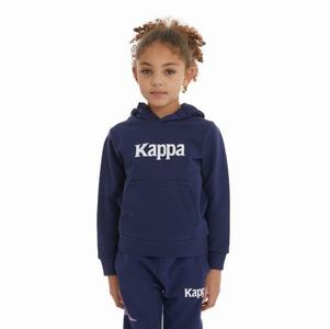 Sudadera Con Capucha Kappa Authentic Haris Azul Marino | 81735-JKXU