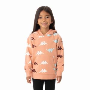 Sudadera Con Capucha Kappa Authentic Sneek Rosas Coral | 05179-IVEG