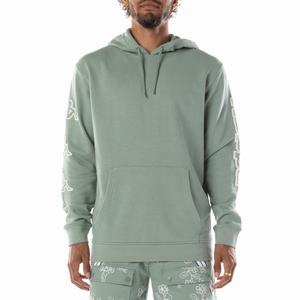 Sudadera Con Capucha Kappa Logo Avo Verde Oliva | 40129-RFTM