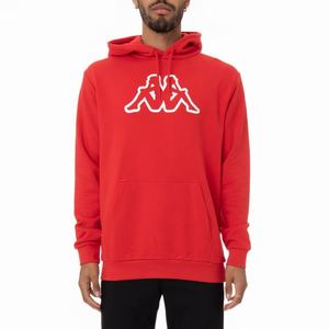 Sudadera Con Capucha Kappa Logo Fleece Zavrok Rojos Coral | 84265-UHTD