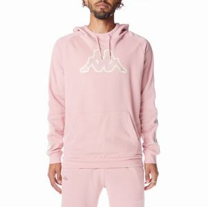 Sudadera Con Capucha Kappa Logo Tape Apet 2 Rosas Claro | 60293-GZXH