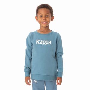 Sudaderas Kappa Authentic Emmen Azules Claro | 46537-GESW