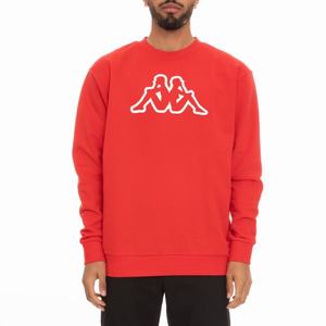 Sudaderas Kappa Logo Fleece Dafok Rojos Coral | 41736-RFKW