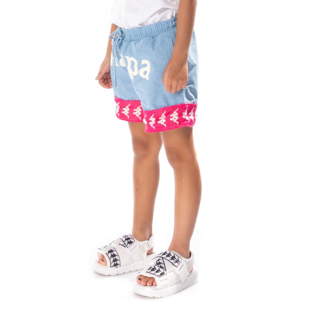 Bermudas Kappa 222 Banda Calabash 3 Azules Claro Rosas | 43012-XROS