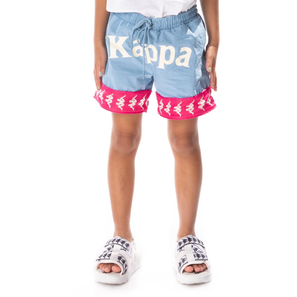 Bermudas Kappa 222 Banda Calabash 3 Azules Claro Rosas | 43012-XROS