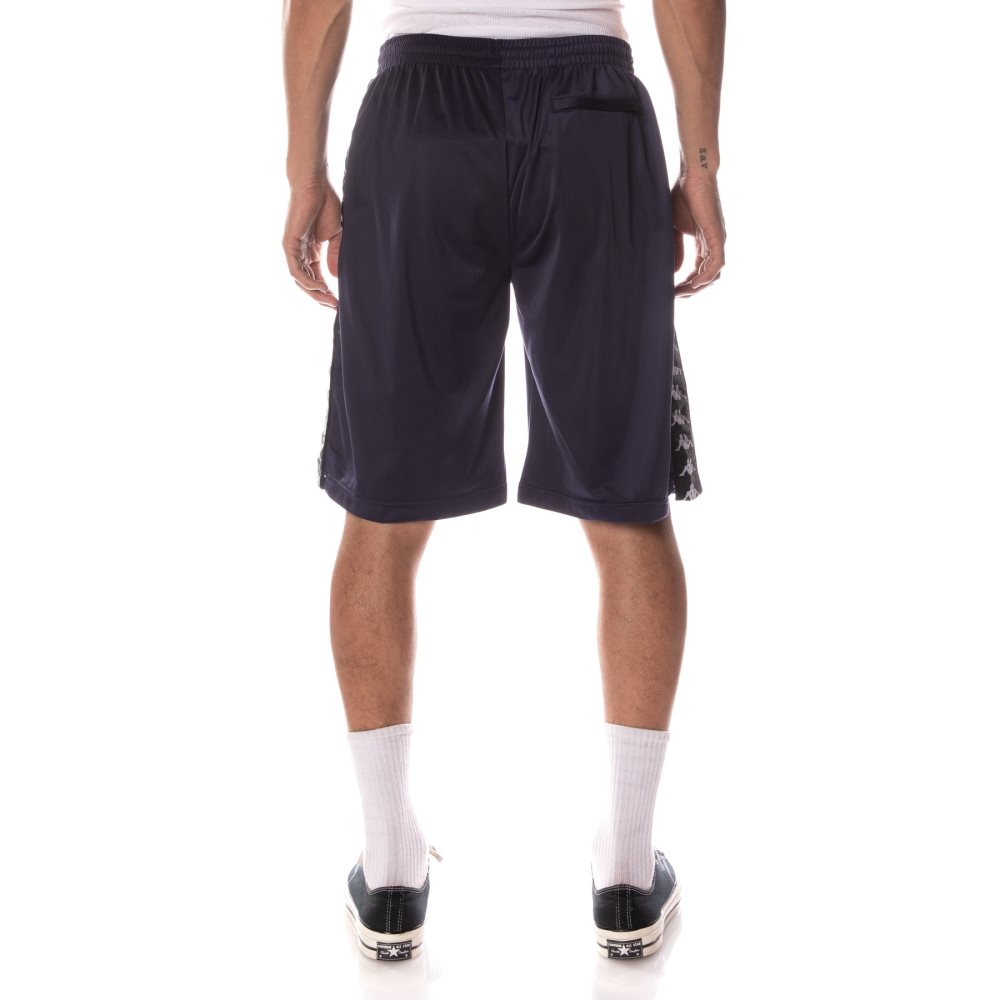 Bermudas Kappa 222 Banda Treadwellz Azul Marino Negros | 60539-SMJO