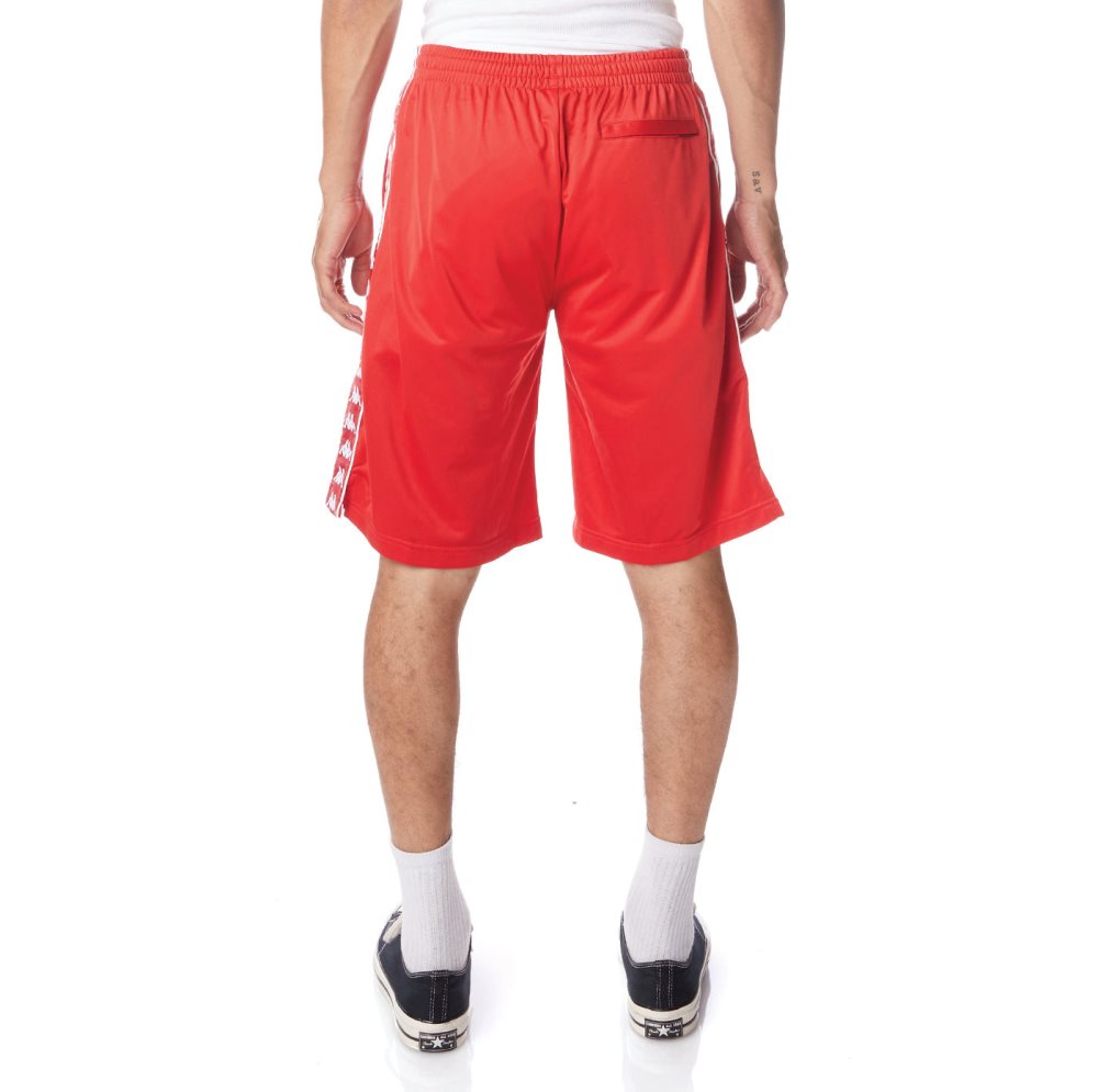 Bermudas Kappa 222 Banda Treadwellz Rojos Blancos | 18495-YAXN