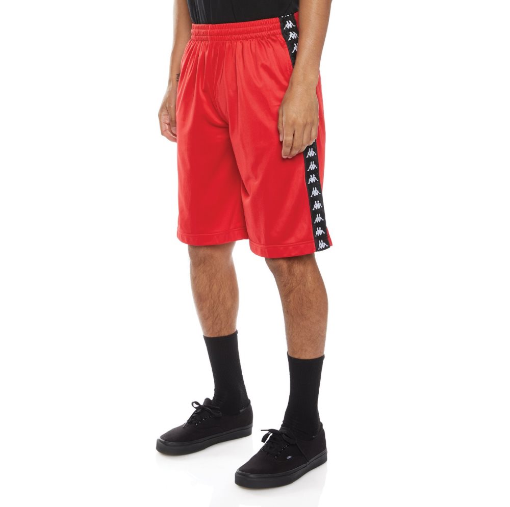 Bermudas Kappa 222 Banda Treadwellz Rojos Negros | 35980-CJYD