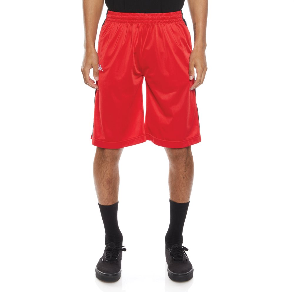 Bermudas Kappa 222 Banda Treadwellz Rojos Negros | 35980-CJYD