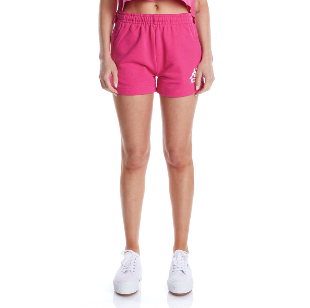 Bermudas Kappa Authentic Ambatolampy Rosas Marrom | 37140-CAEZ