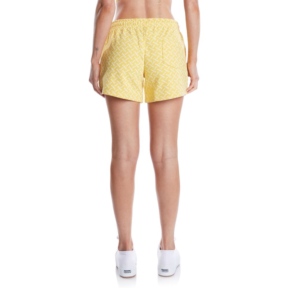 Bermudas Kappa Authentic Patak Amarillos Marrom | 58026-IXPU