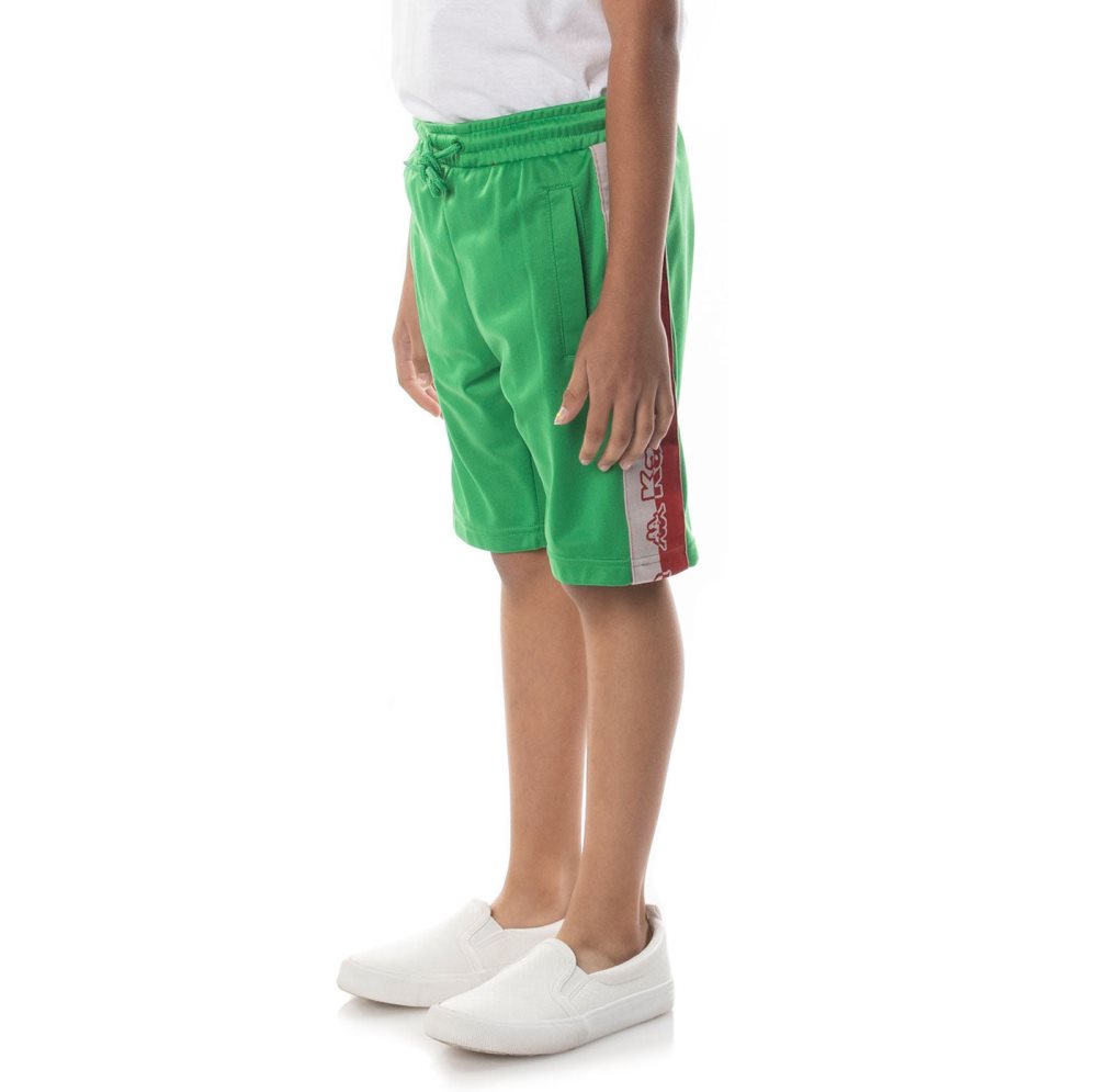 Bermudas Kappa Logo Tape Dasved Verdes | 69842-THXW