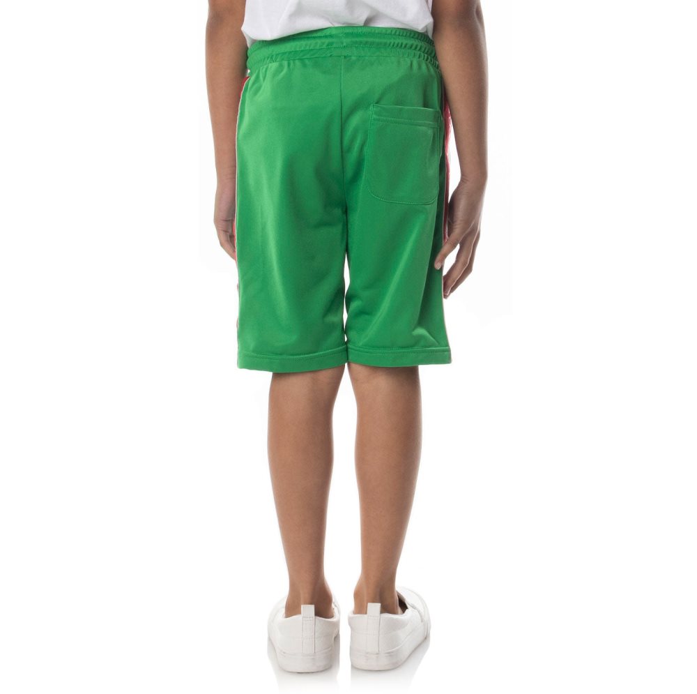 Bermudas Kappa Logo Tape Dasved Verdes | 69842-THXW