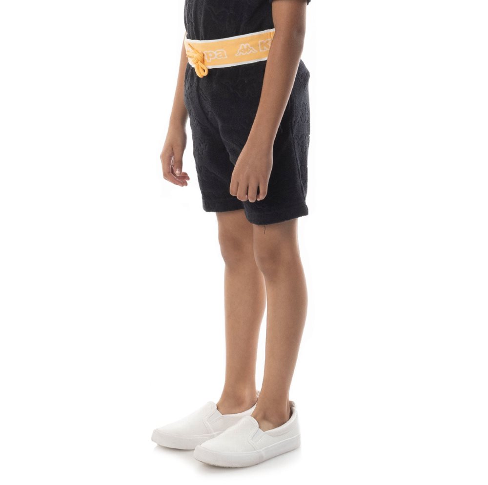 Bermudas Kappa Logo Tape Eko Negros Naranjas | 56790-DXSR