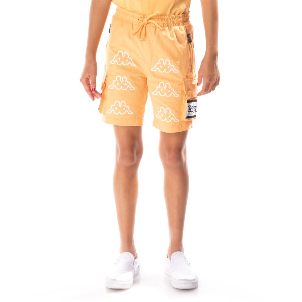 Bermudas Kappa Logo Tape Esso Cargo Naranjas Claro | 74180-OZRB