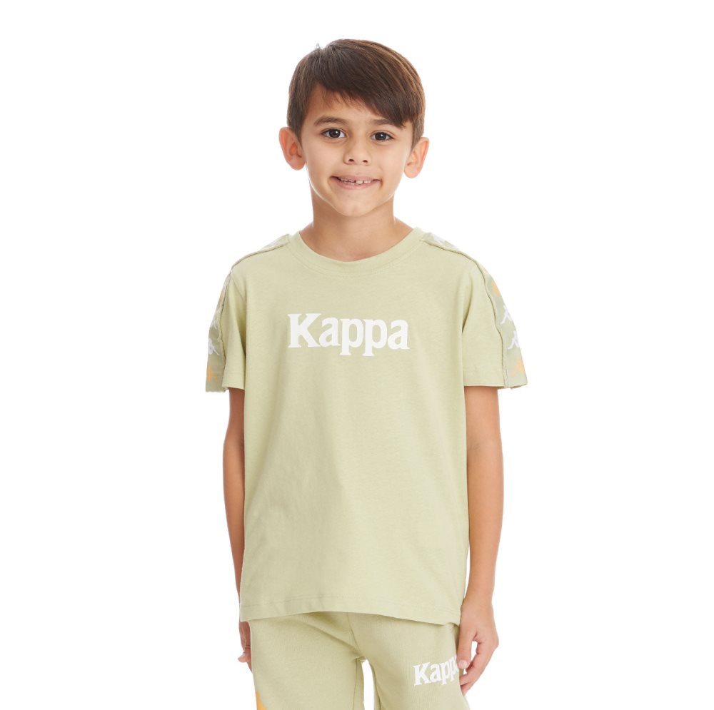 Camiseta Kappa 222 Banda Bendocin Verdes Verde Oliva | 26431-NVSK