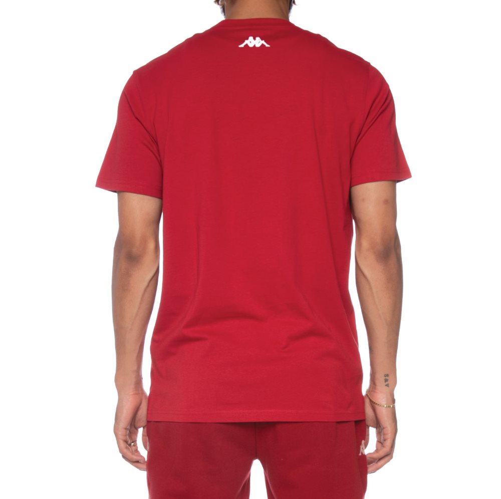 Camiseta Kappa Authentic Bergen Vino | 28049-TSJP