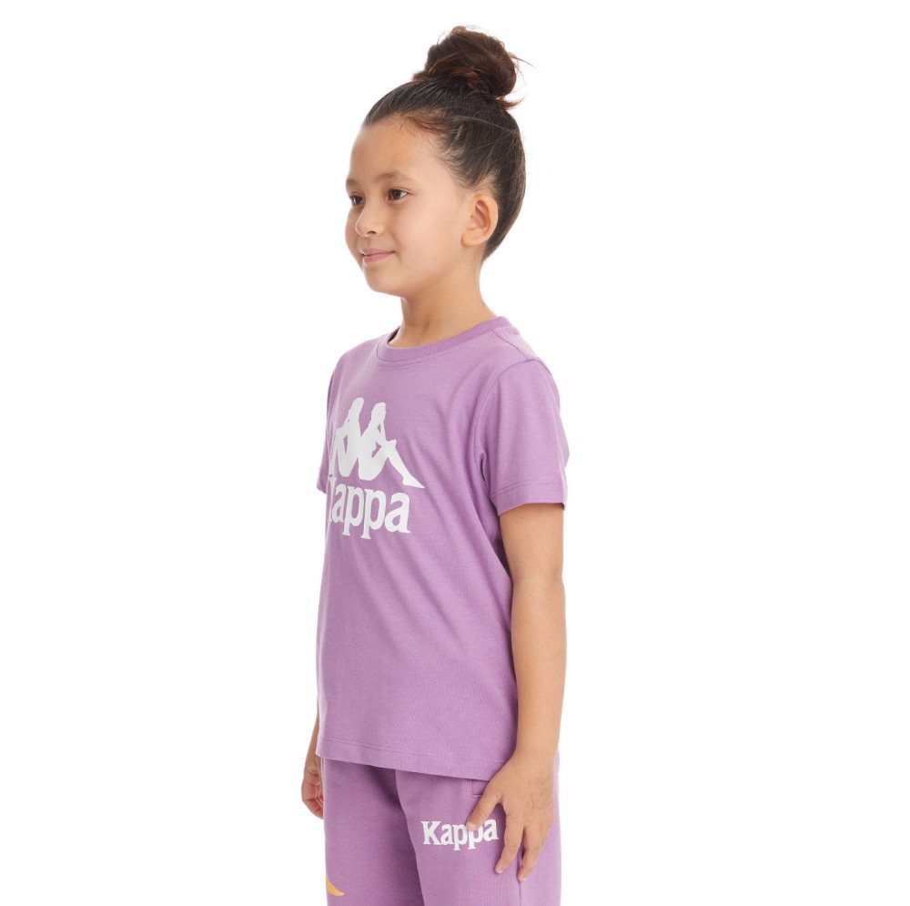 Camiseta Kappa Authentic Estessi Morados Lavanda | 13402-XZER