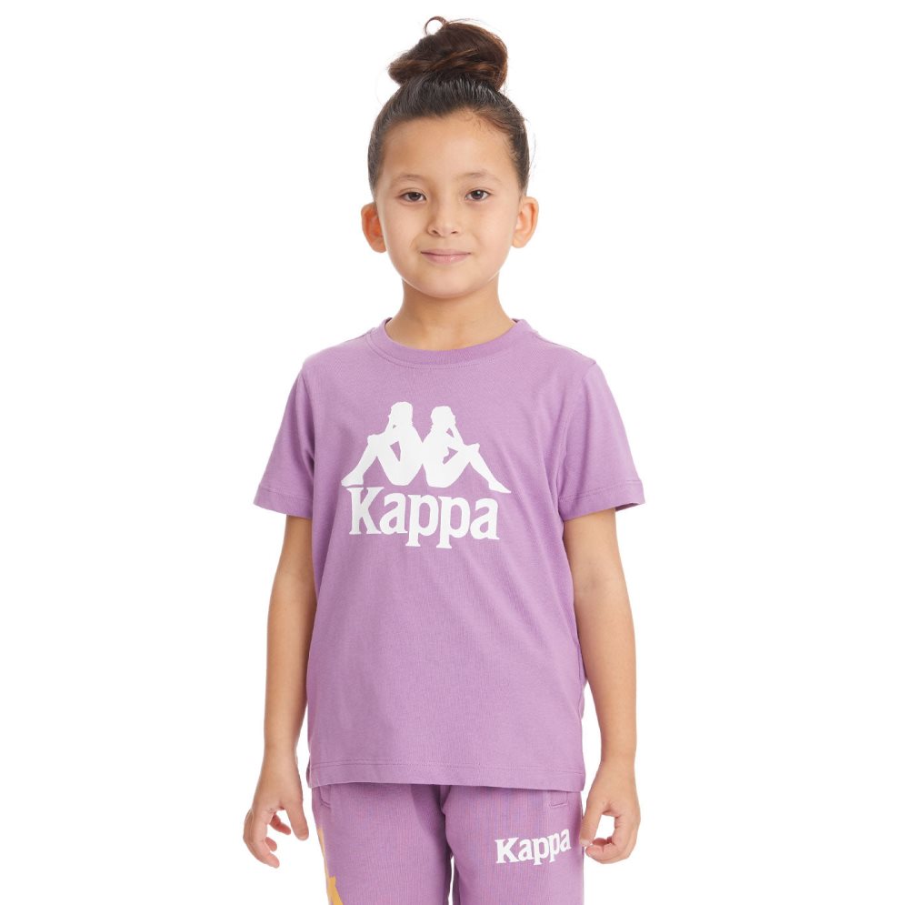 Camiseta Kappa Authentic Estessi Morados Lavanda | 13402-XZER