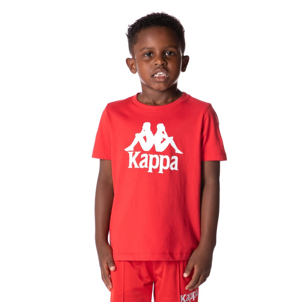 Camiseta Kappa Authentic Estessi Rojos | 91247-YGFR