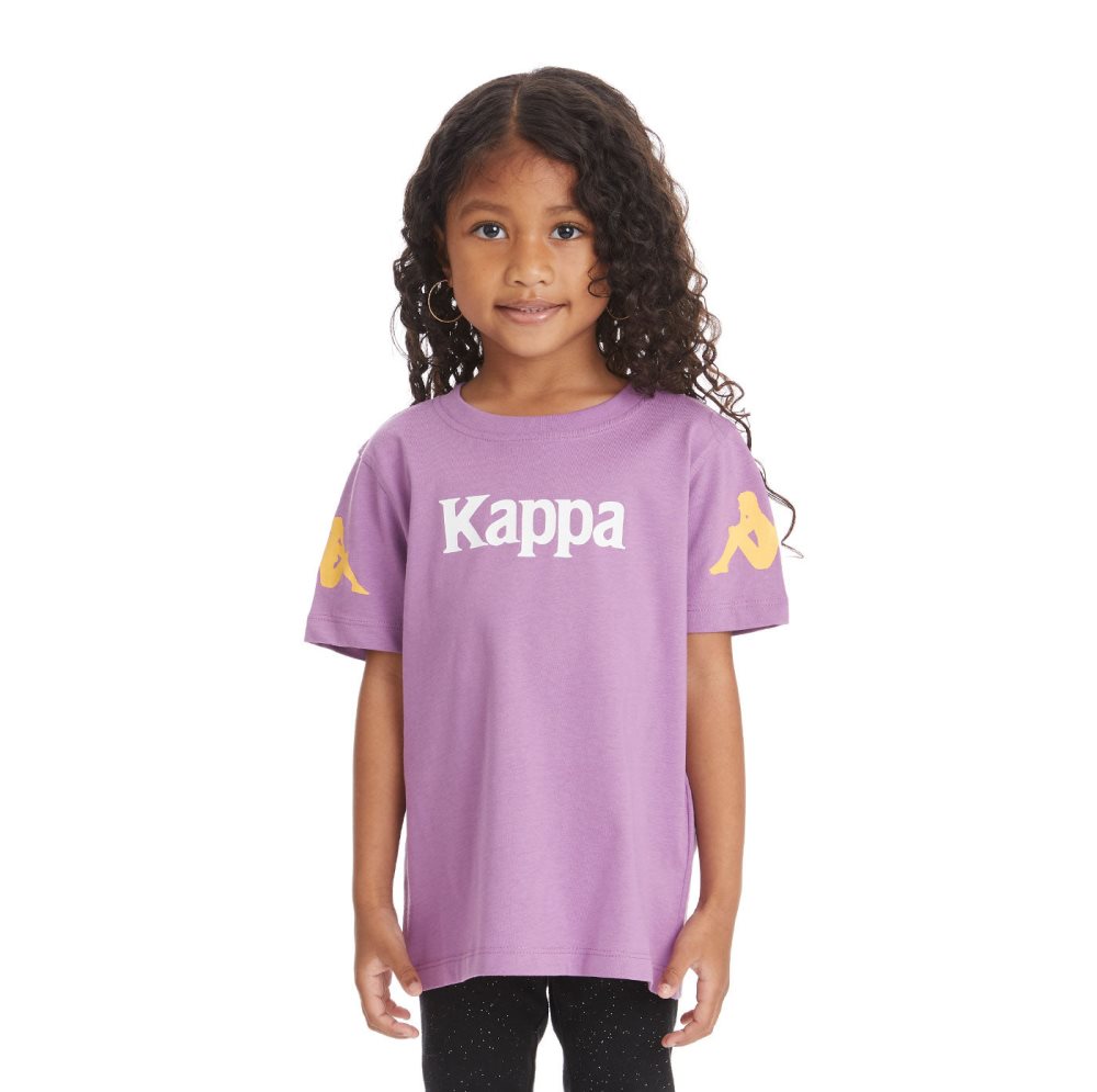 Camiseta Kappa Authentic Paroo Morados Lavanda | 37689-VQTN