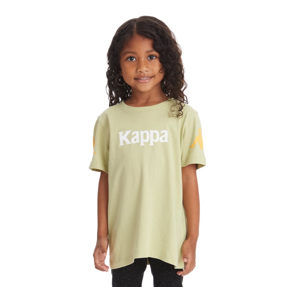 Camiseta Kappa Authentic Paroo Verdes Verde Oliva | 67539-ITVQ