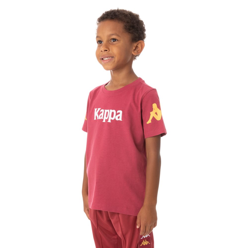 Camiseta Kappa Authentic Paroo Vino | 57384-STOK