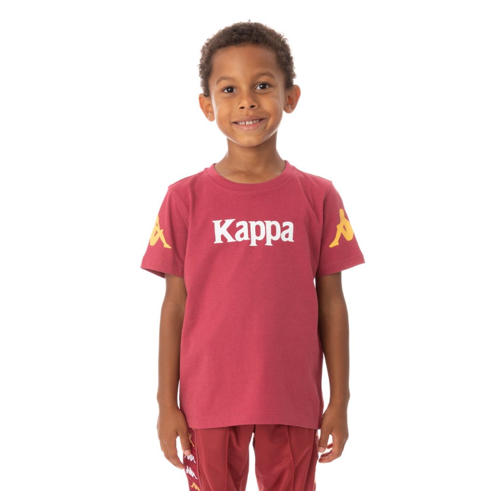 Camiseta Kappa Authentic Paroo Vino | 57384-STOK